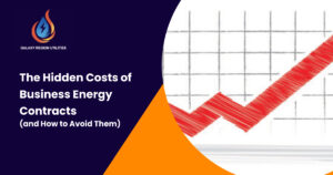 Business energy brokers analysing contracts in UK office